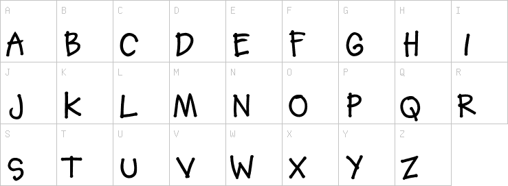Uppercase characters