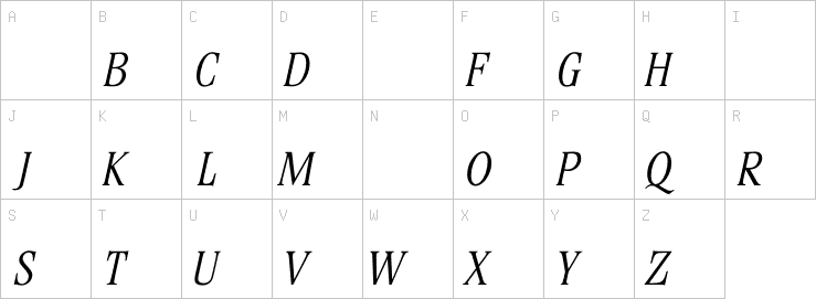Uppercase characters