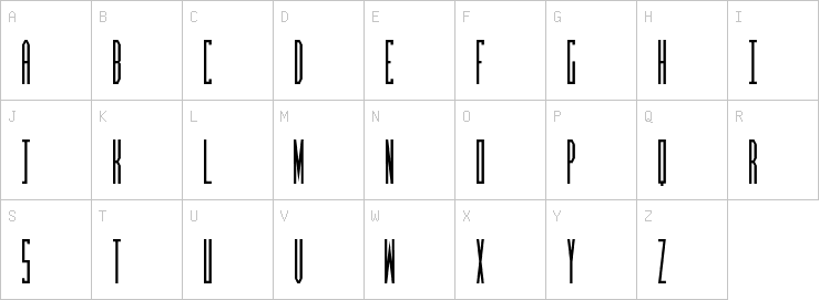Uppercase characters