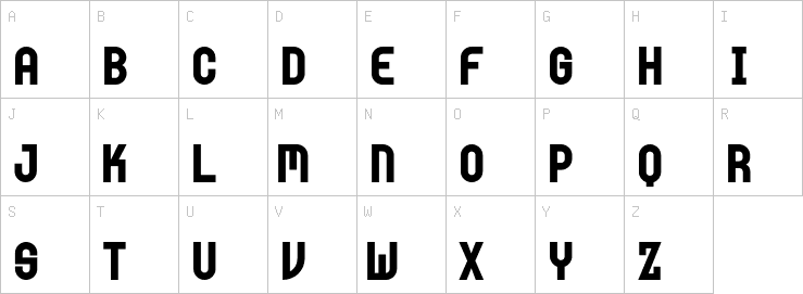 Uppercase characters