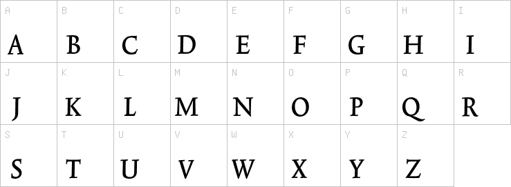 Uppercase characters