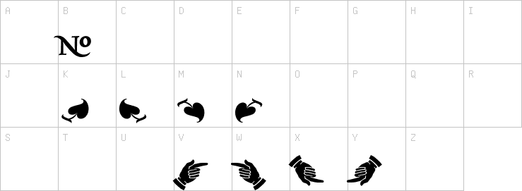 Uppercase characters