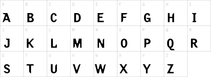 Uppercase characters