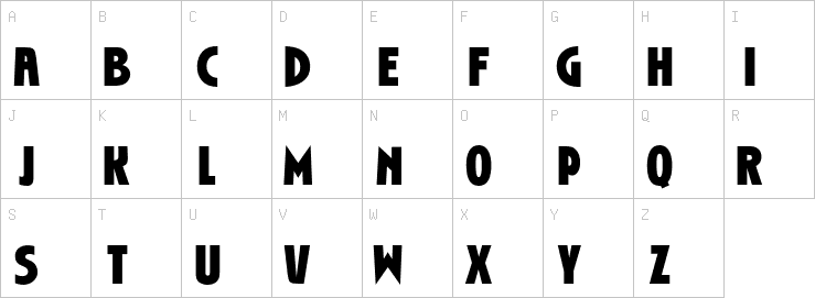 Uppercase characters
