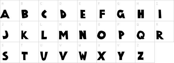 Uppercase characters