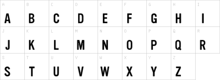 Uppercase characters