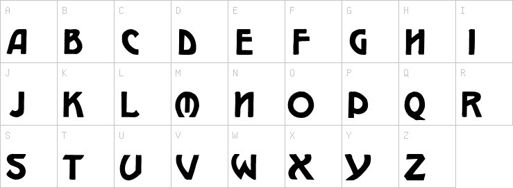 Uppercase characters
