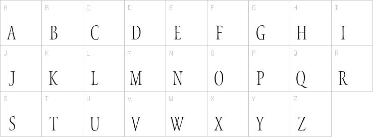 Uppercase characters