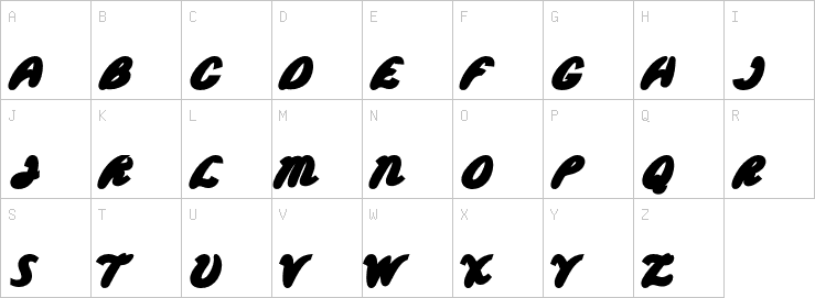 Uppercase characters