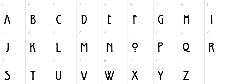 Uppercase characters