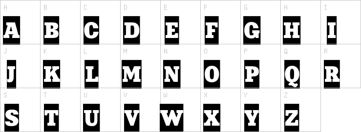 Uppercase characters