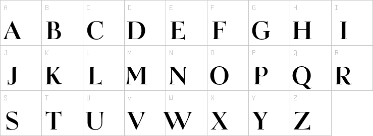Uppercase characters