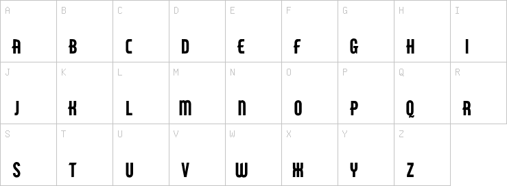 Uppercase characters