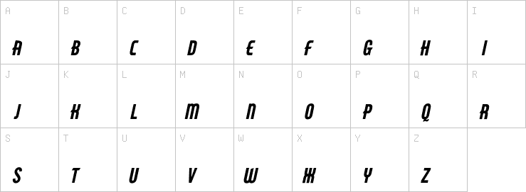 Uppercase characters
