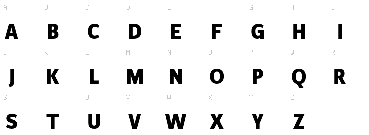 Uppercase characters
