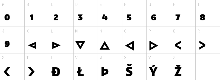 Uppercase characters