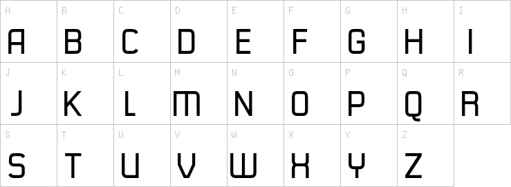 Uppercase characters