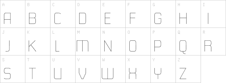 Uppercase characters