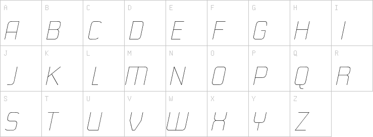 Uppercase characters