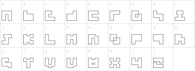 Uppercase characters