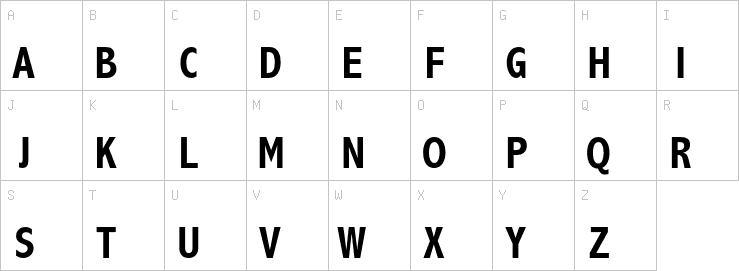 Uppercase characters