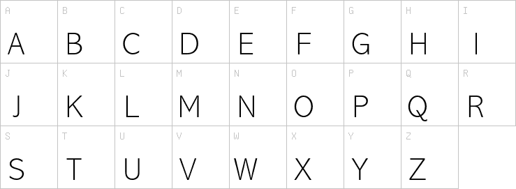 Uppercase characters