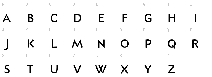 Uppercase characters