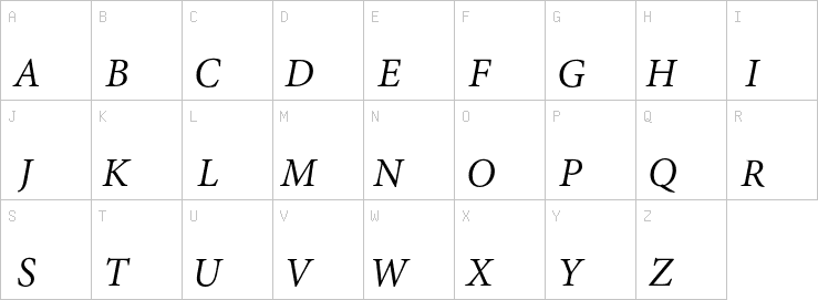 Uppercase characters