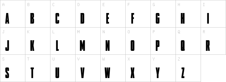 Uppercase characters