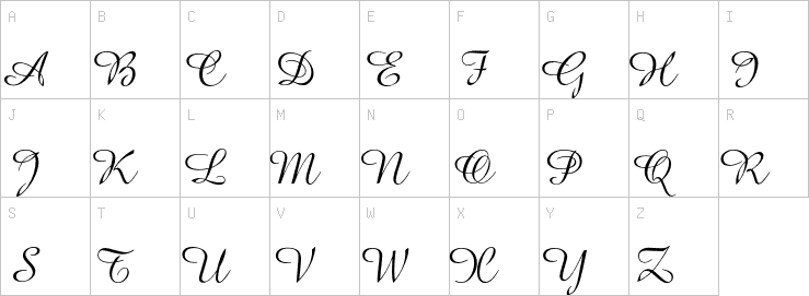 Uppercase characters