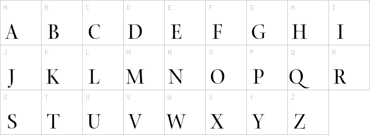 Uppercase characters
