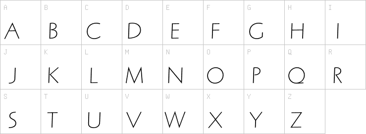 Uppercase characters