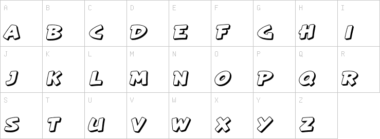 Uppercase characters