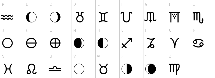 Uppercase characters