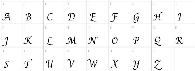 Uppercase characters