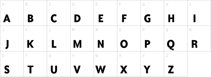 Uppercase characters