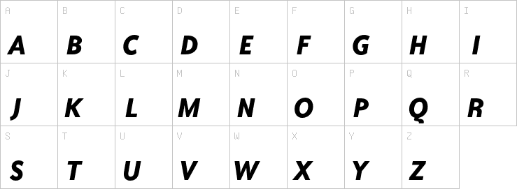 Uppercase characters