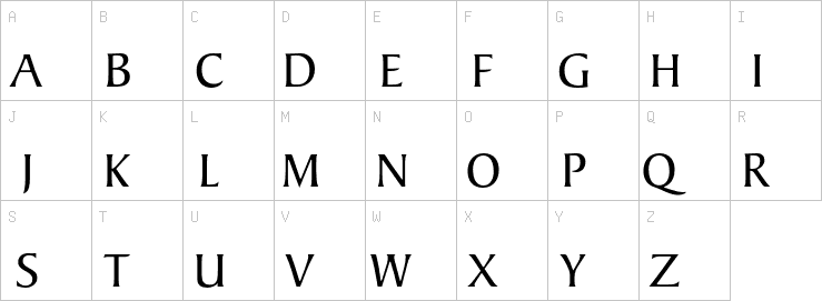 Uppercase characters