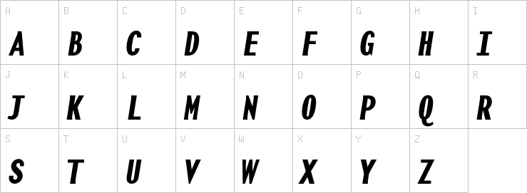 Uppercase characters