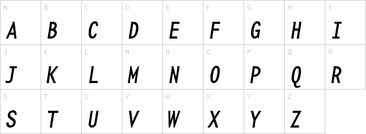 Uppercase characters