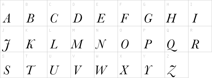 Uppercase characters