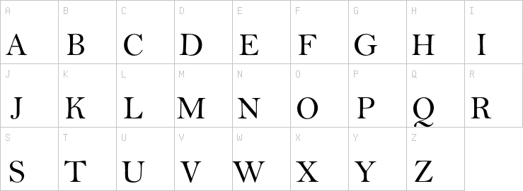 Uppercase characters