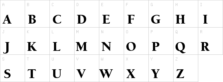 Uppercase characters