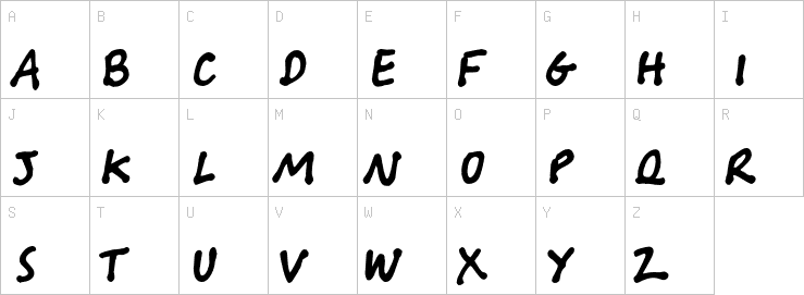 Uppercase characters