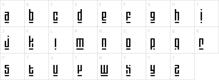 Uppercase characters