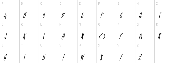 Uppercase characters