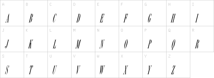 Uppercase characters