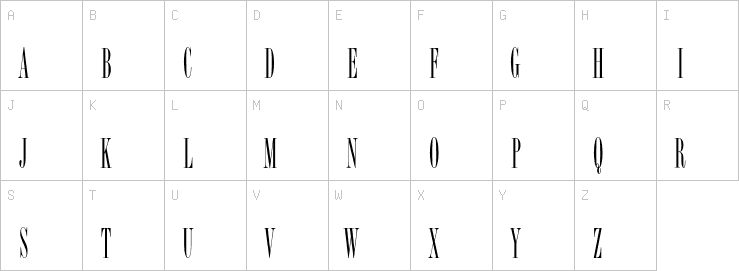 Uppercase characters