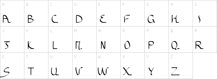 Uppercase characters