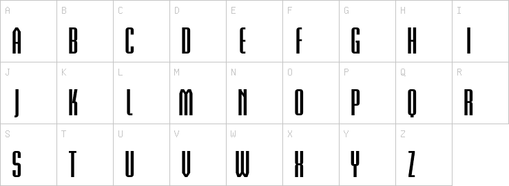Uppercase characters
